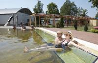 Tiszakécske Hotel Barack gyógy és termálvizes  medencéje akciós wellness hétvégére